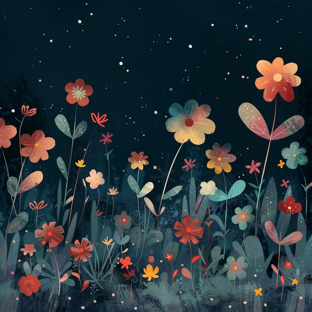 Night Time Flowers