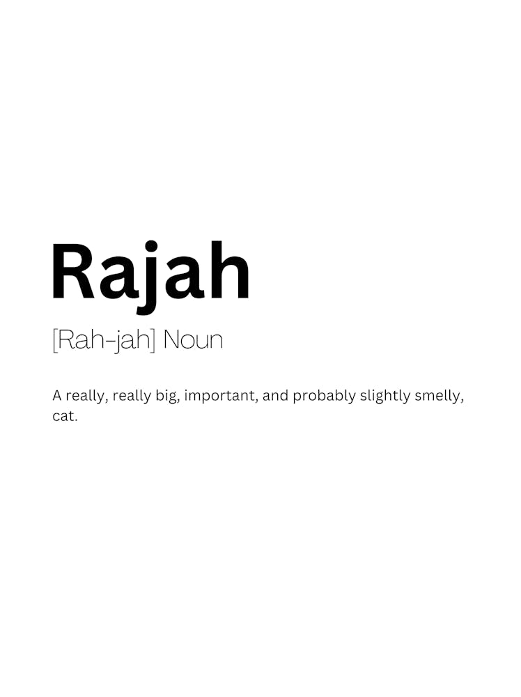 Rajah Definition Meaning