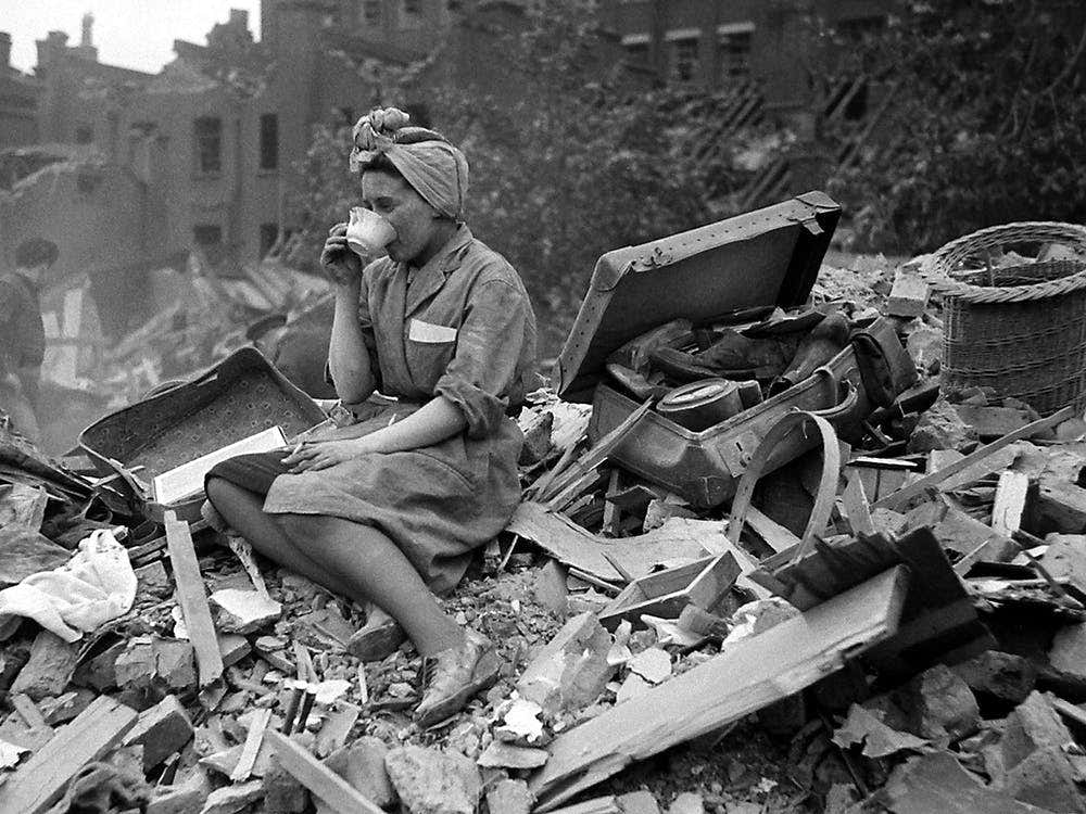 Keep Calm And Drink Tea, 1944 Office