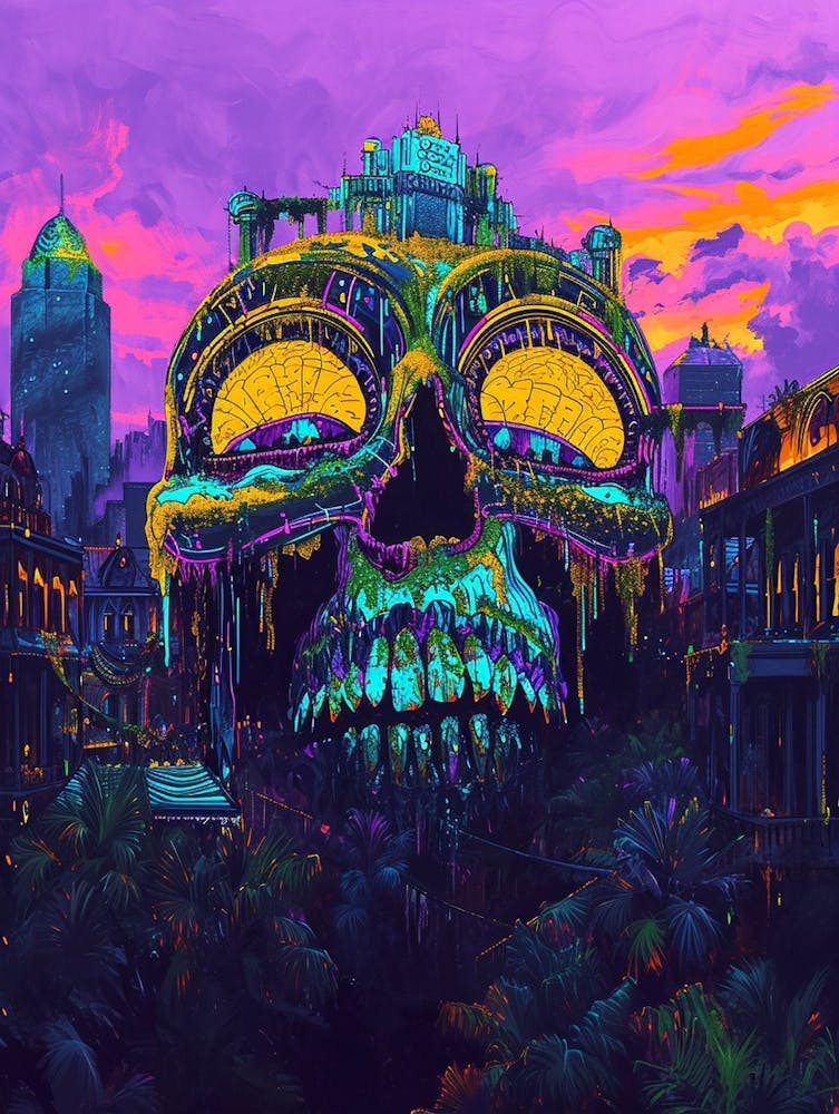 Mardi Gras World Painting 3