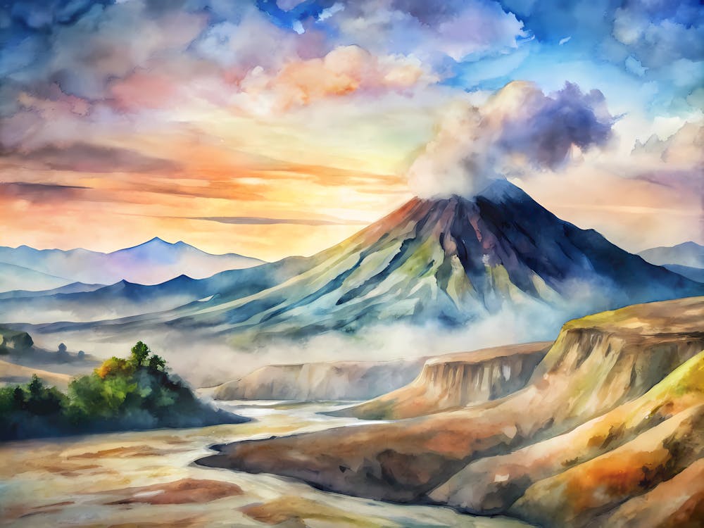 Van Gogh Bromo Tengger Semeru National Park Indon