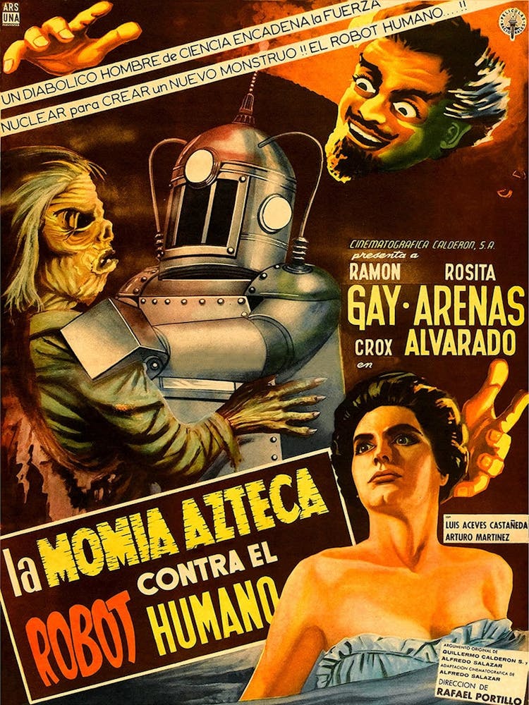 Robot Vs Aztec Mummy, Movie Poster