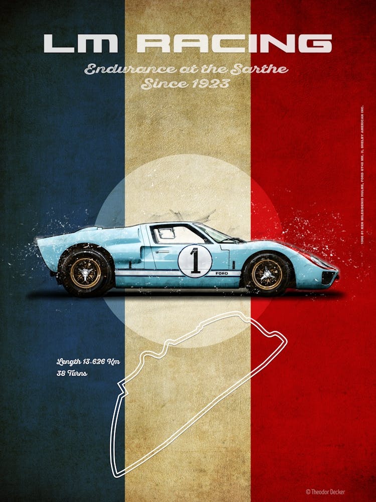Lm Racing Ford GT40 Ken Miles
