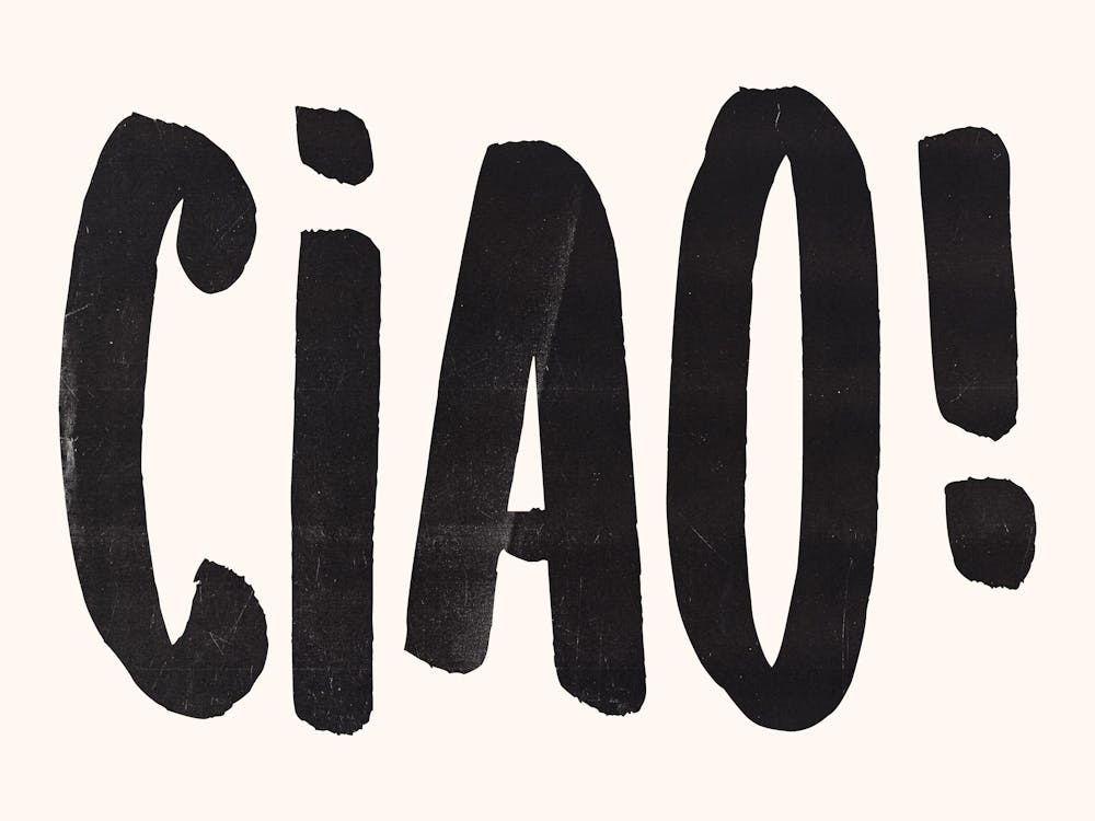 Ciao! Typography