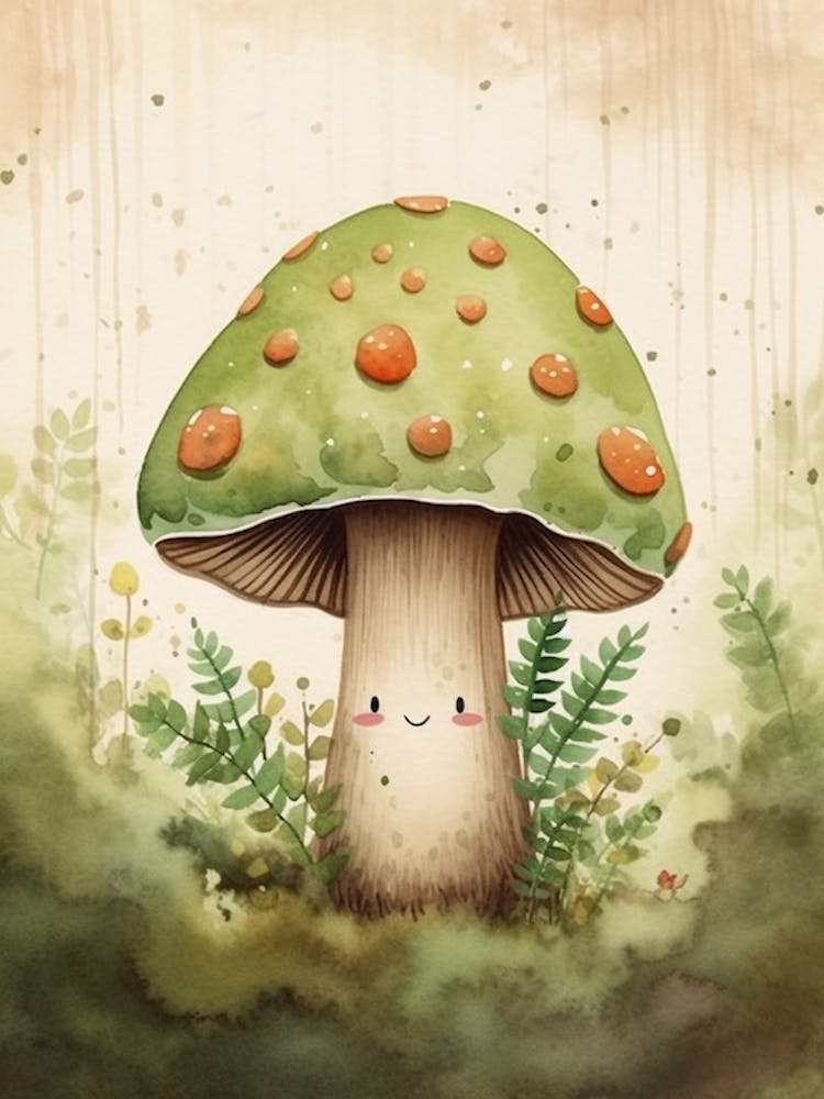Cute Mushroom Nursery 12