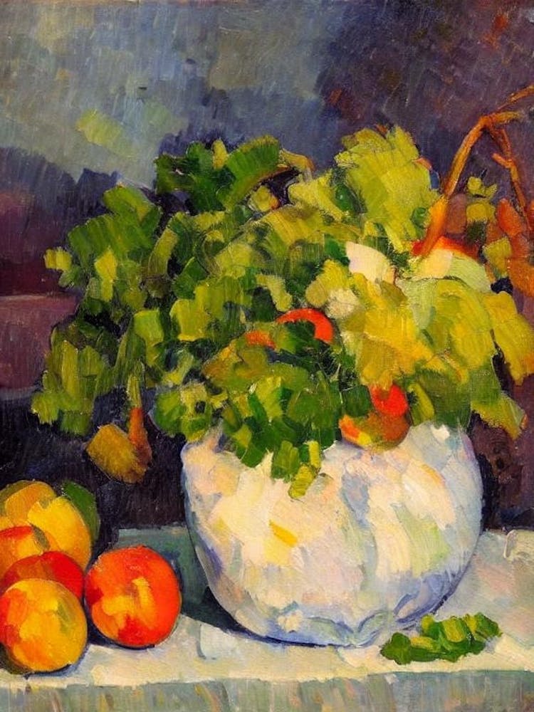 Parsley Root Cezanne Style vegetable