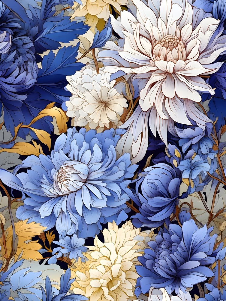Florale Kachel 4