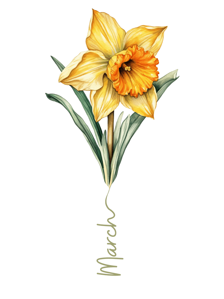 March Birth Flower Birth Month Botanical