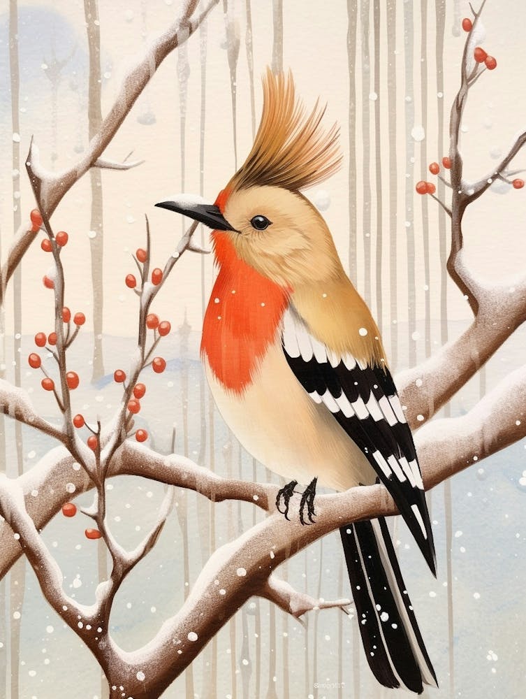 Bird Illustration Hoopoe 2
