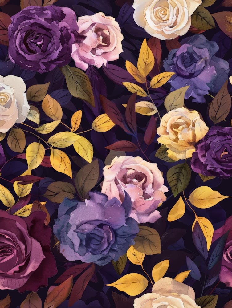 Seamless Rose Pattern