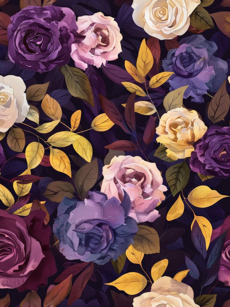 Seamless Rose Pattern