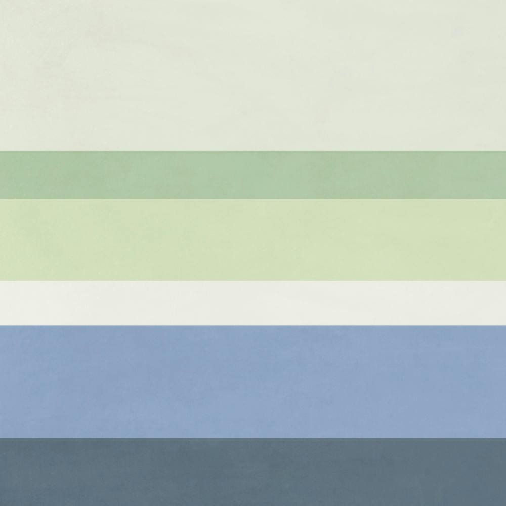 Colored Stripes - blue and green