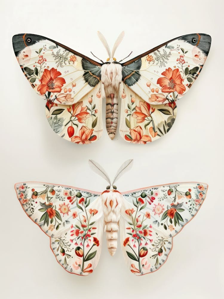 Butterfly Symphony William Morris Style 8
