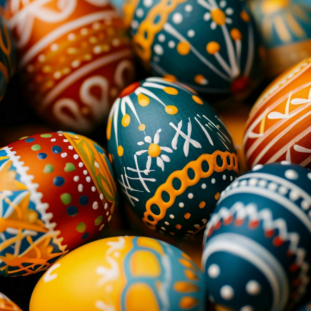 Colorful Easter Eggs