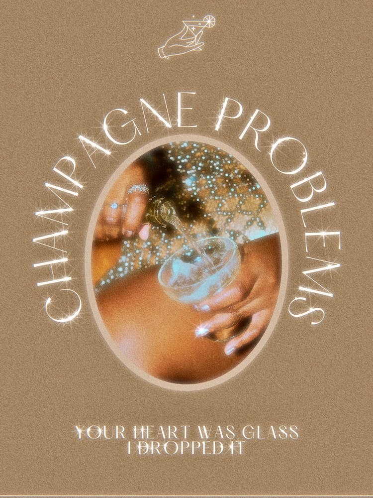 Champagne Problems Print | Taylor Swift Print