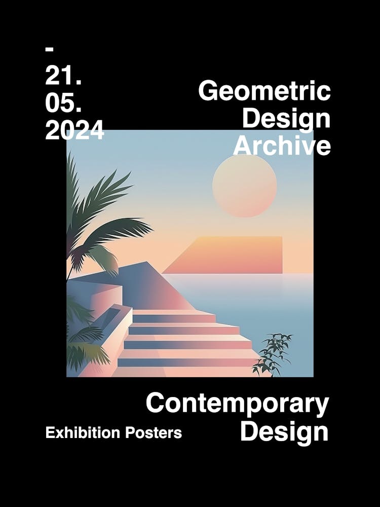 Geometric Design Archive Poster 34