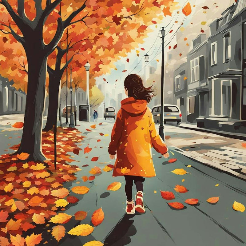 Autumn Leaf Girl