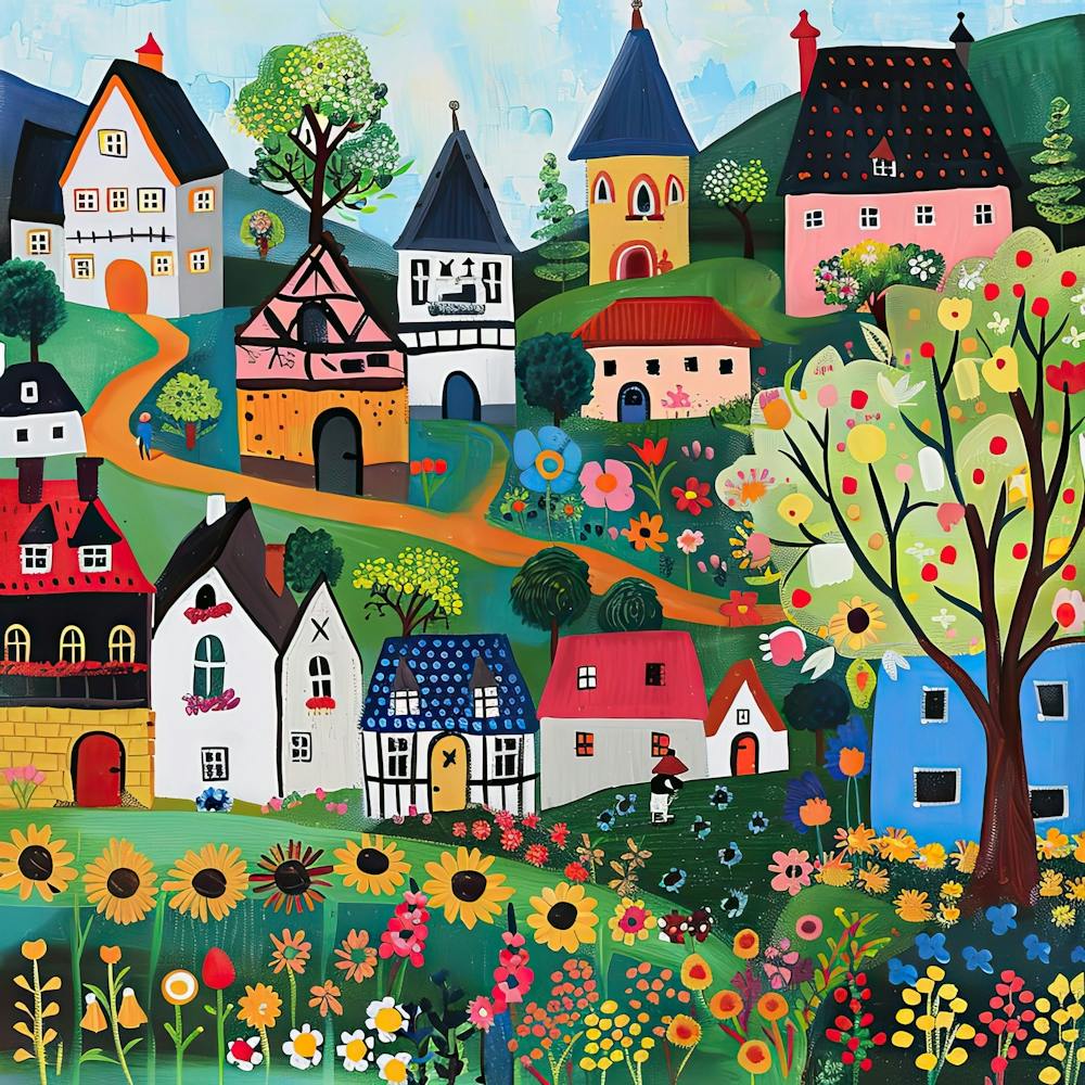 Kids Travel Illustration Germany 2