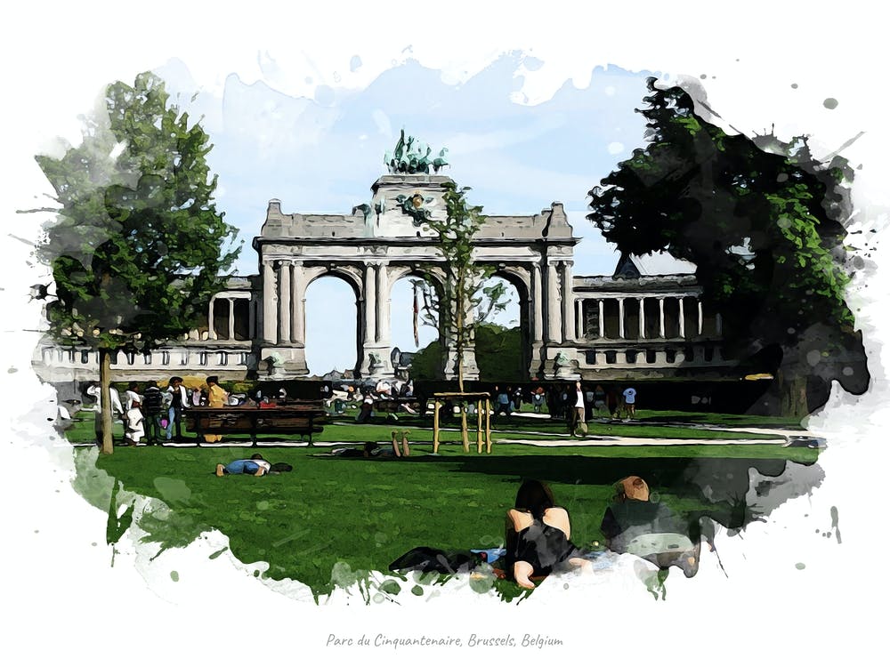 Parc Du Cinquantenaire, Brussels, Belgium