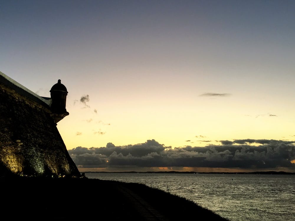 Sunset At Fort In Bahia (Brazil Series)