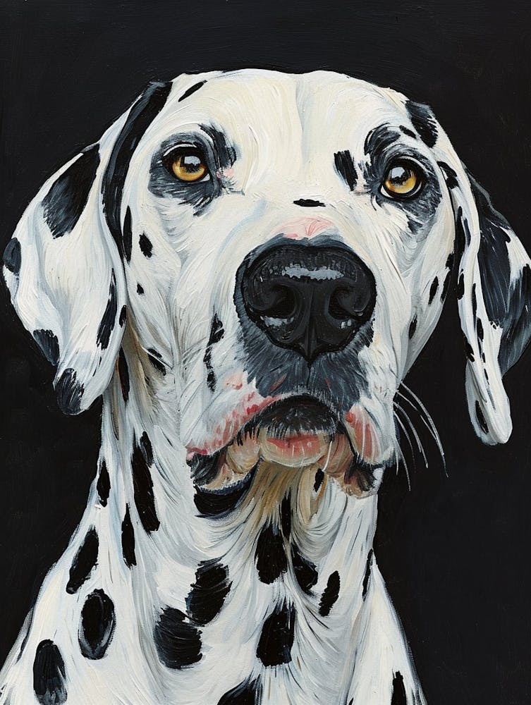 Dalmatian Acrylic Painting 5