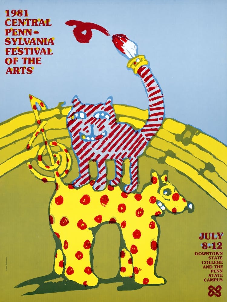 1981 Central Pennsylvania Festival Of The Arts Poster, Lanny Sommese