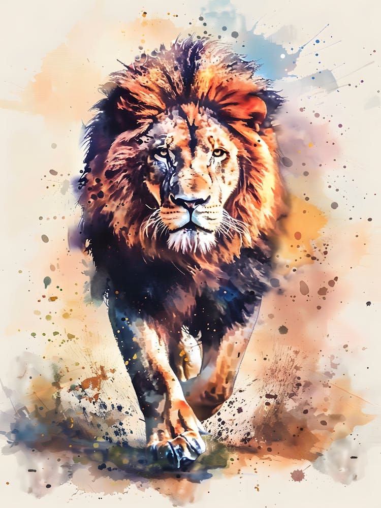 Lion Painting