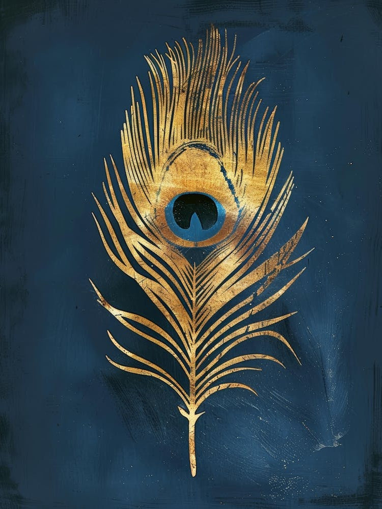 Peacock Feather Canvas Print 2