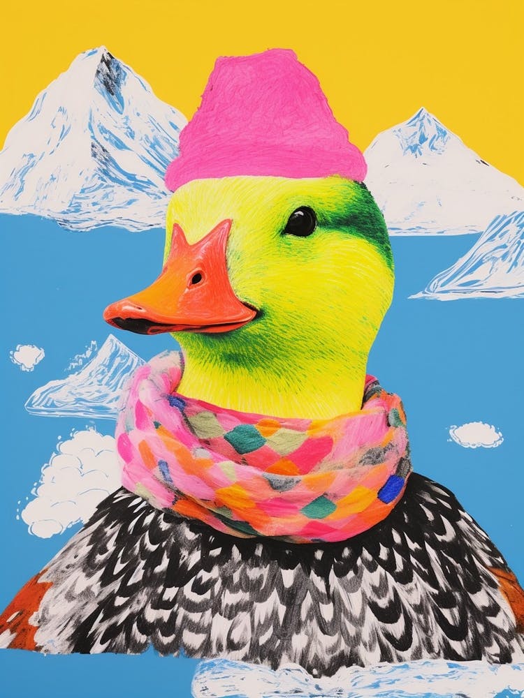 Duck In A Hat Collage 1