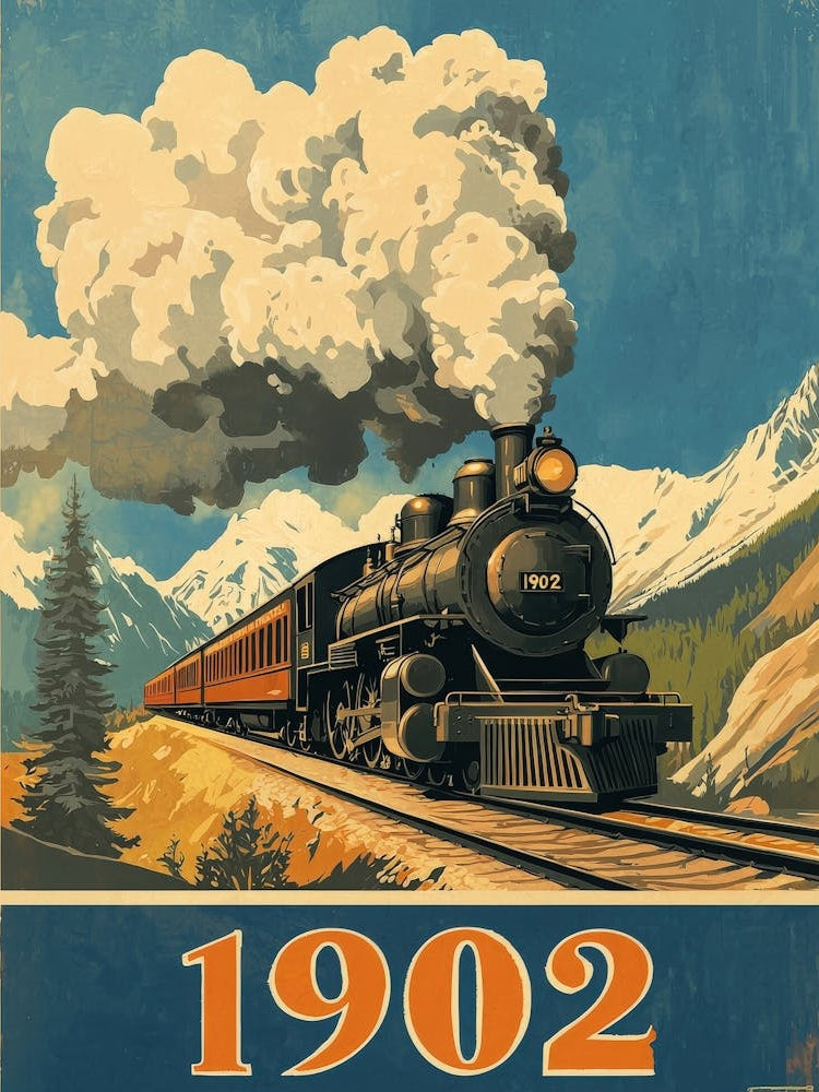 Aihrgdesign A Vintage Travel Poster Of A Steam Locomotive Chu 97a04555 6695 4a66 A32c E5db9c471996 3