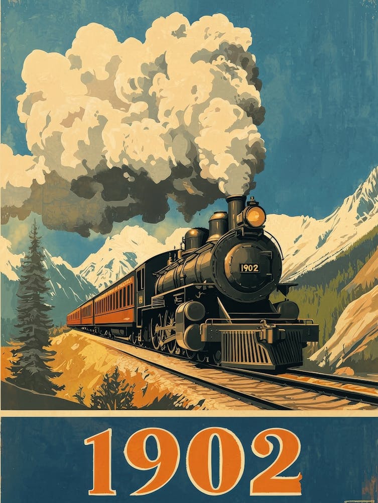 Aihrgdesign A Vintage Travel Poster Of A Steam Locomotive Chu 97a04555 6695 4a66 A32c E5db9c471996 3