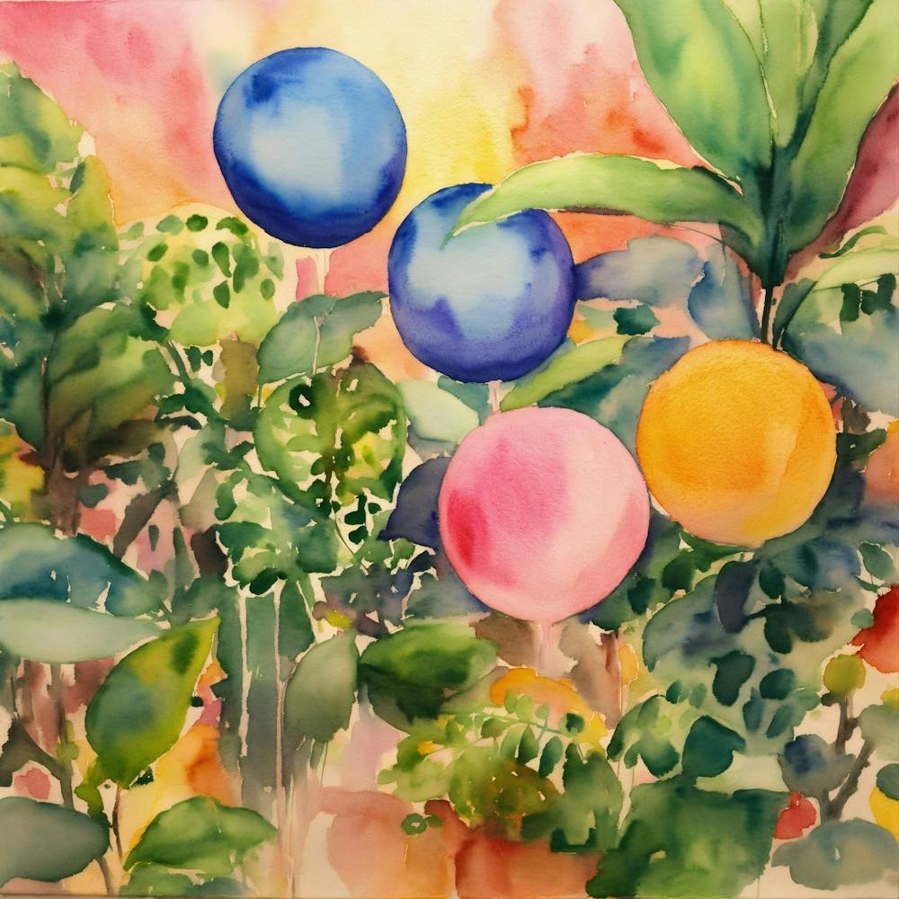 Ballerinas In The Garden