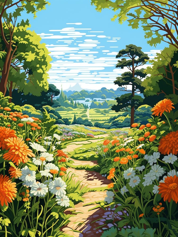 Montreal Botanical Garden Canada Illustration 4