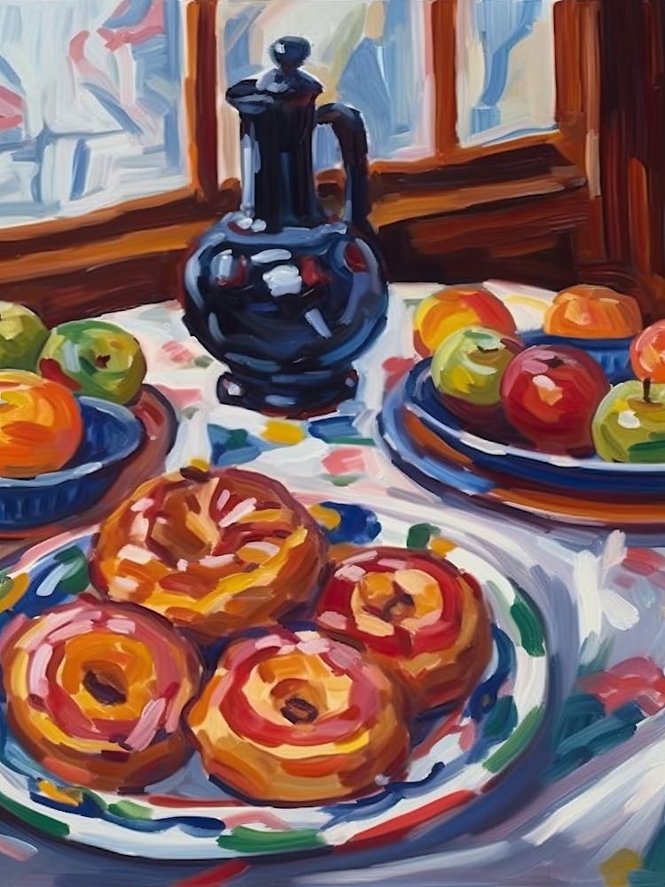 Fruit Danish Pastry Painting 2