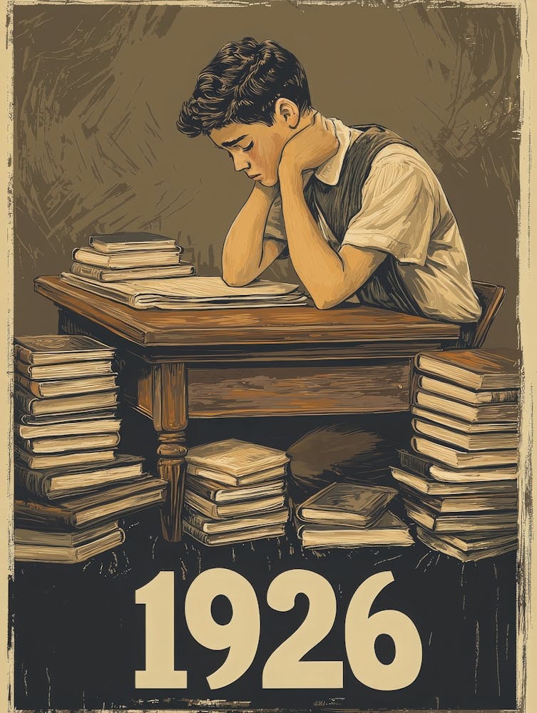 Aihrgdesign A Vintage Education Poster Marking The First Sat 4