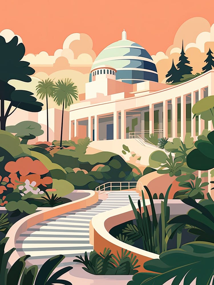 The Guggenheim Museum   Bilbao, Spain   Cute Botanical Illustration Travel 1