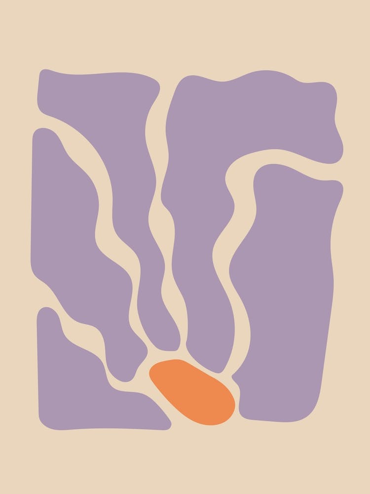 Lilac abstract Flower