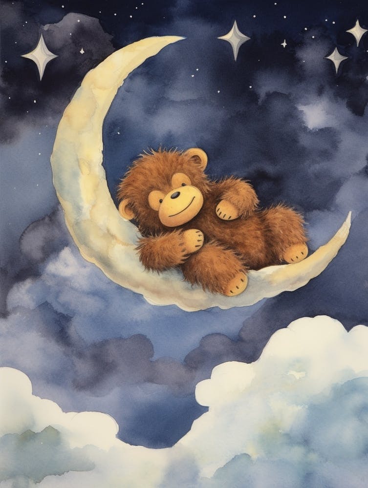 Baby Orangutan 1 Sleeping In The Clouds