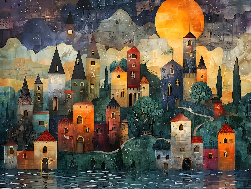 Night In The City, Cubism 1