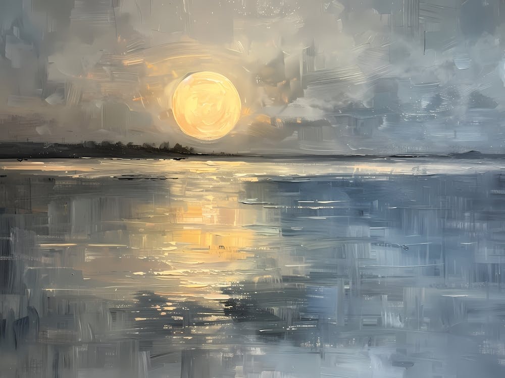 Full Moon Over Water