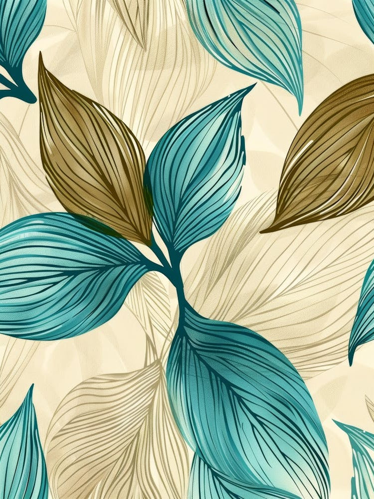 Seamless Pattern With Leaves 8