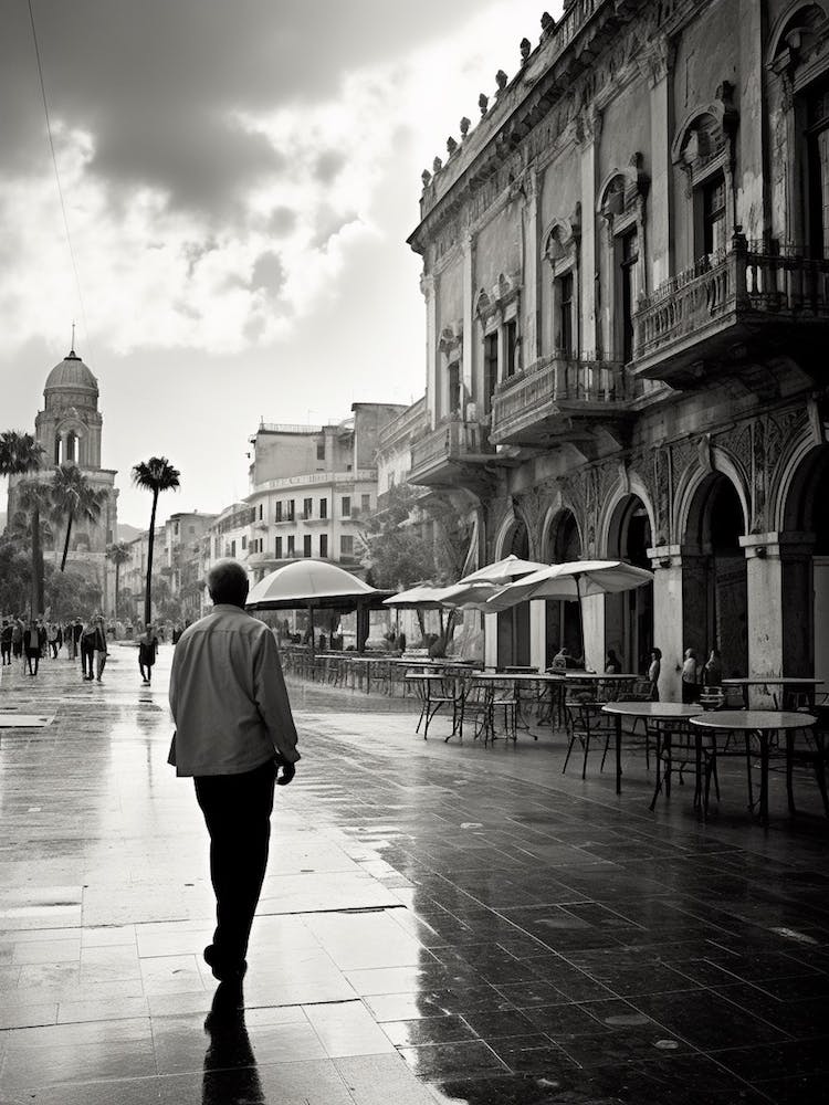 Palermo, Italy,  Black And White Analogue Photography  4