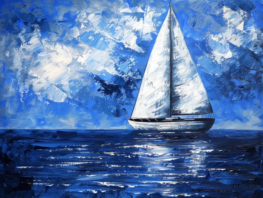 Sailboat On The Ocean 1