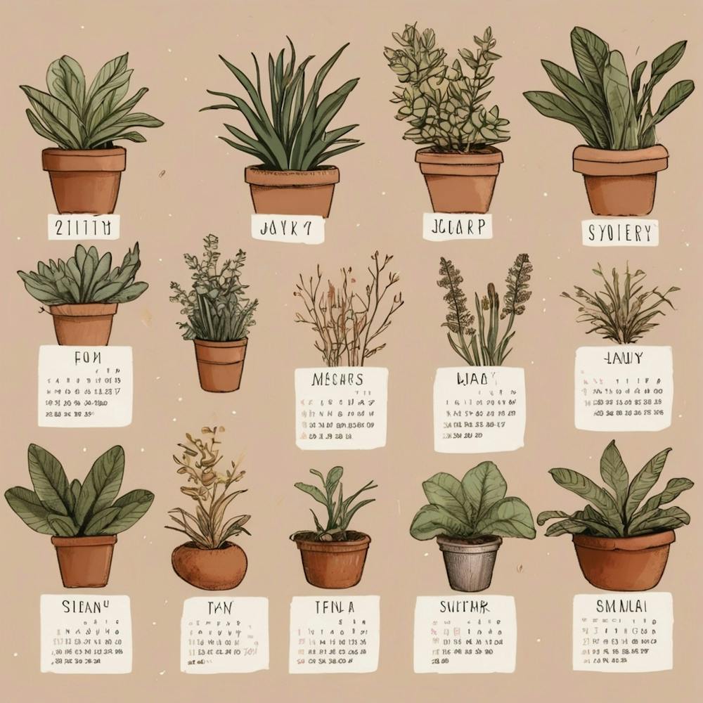 Standard Pflanzkalender Ästhetik 2