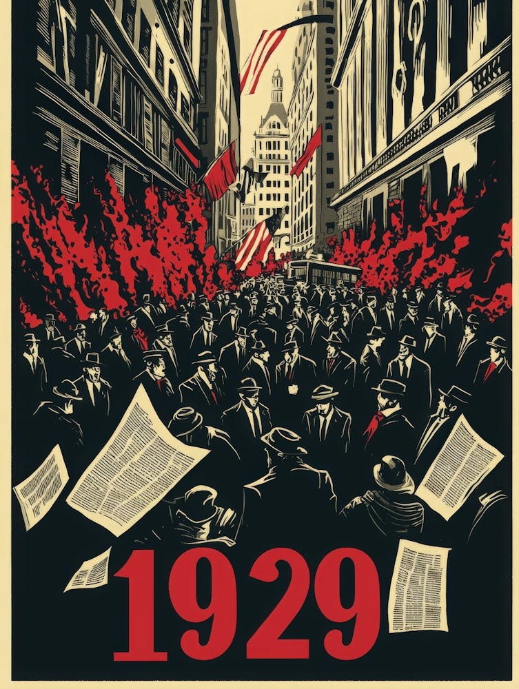 Aihrgdesign Ein Poster im Vintage-Nachrichtenstil, das die Panik einfängt O B7be3a05 1a4a 4b55 9ffa 867b5a04cafe 1