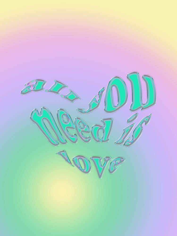 All You Need Is Love Y2k Aesthetic