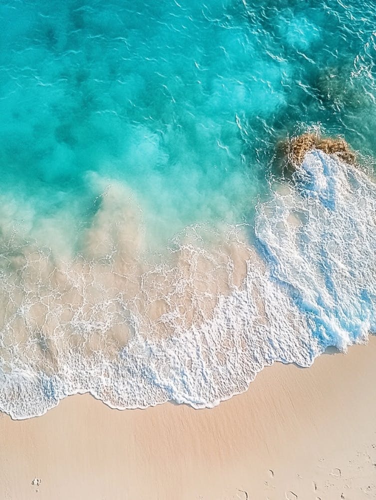 Aerial View Of A Tropical Beach 3
