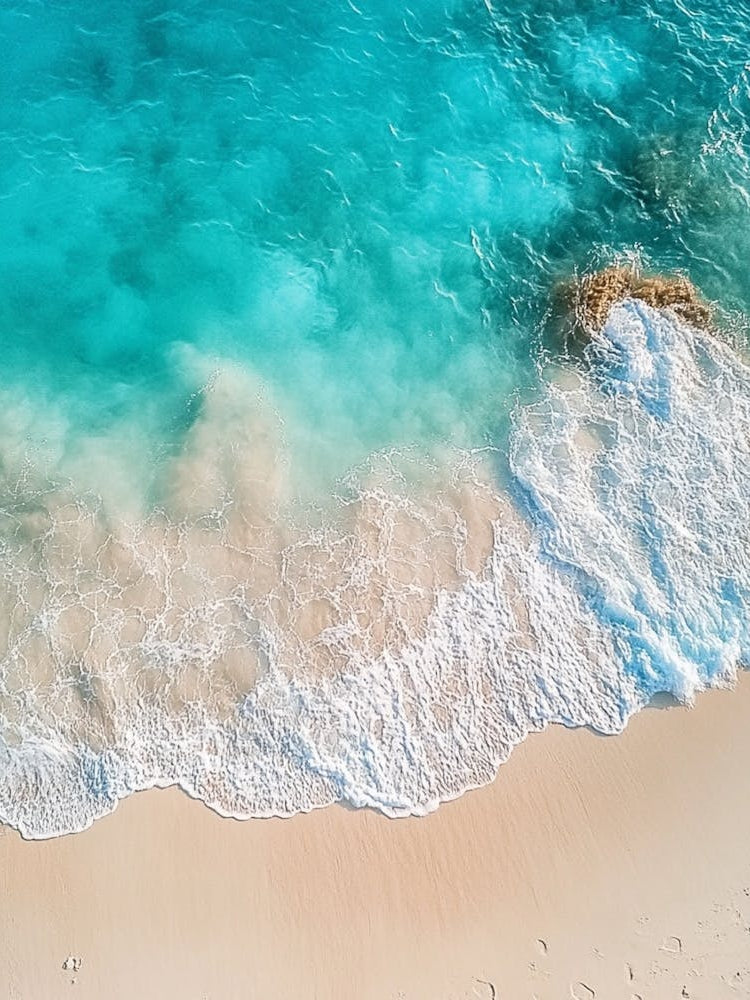 Aerial View Of A Tropical Beach 3
