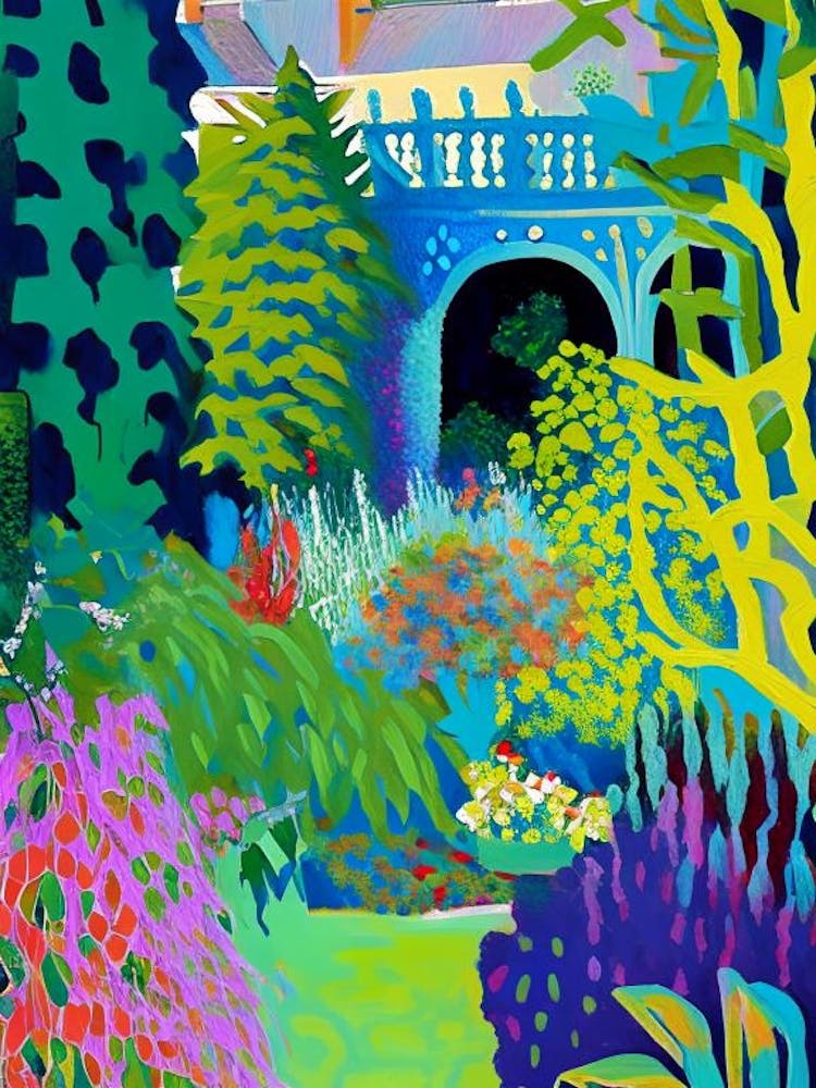Hidcote Manor Garden, United Kingdom Abstract Still Life