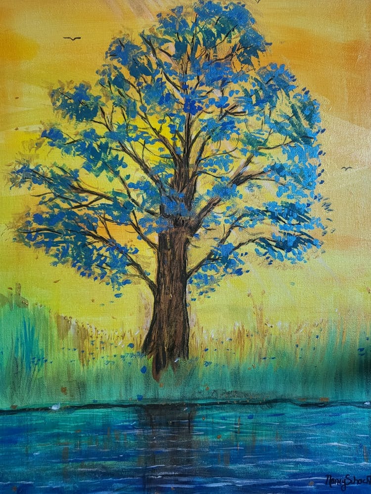 Tree By The Lake